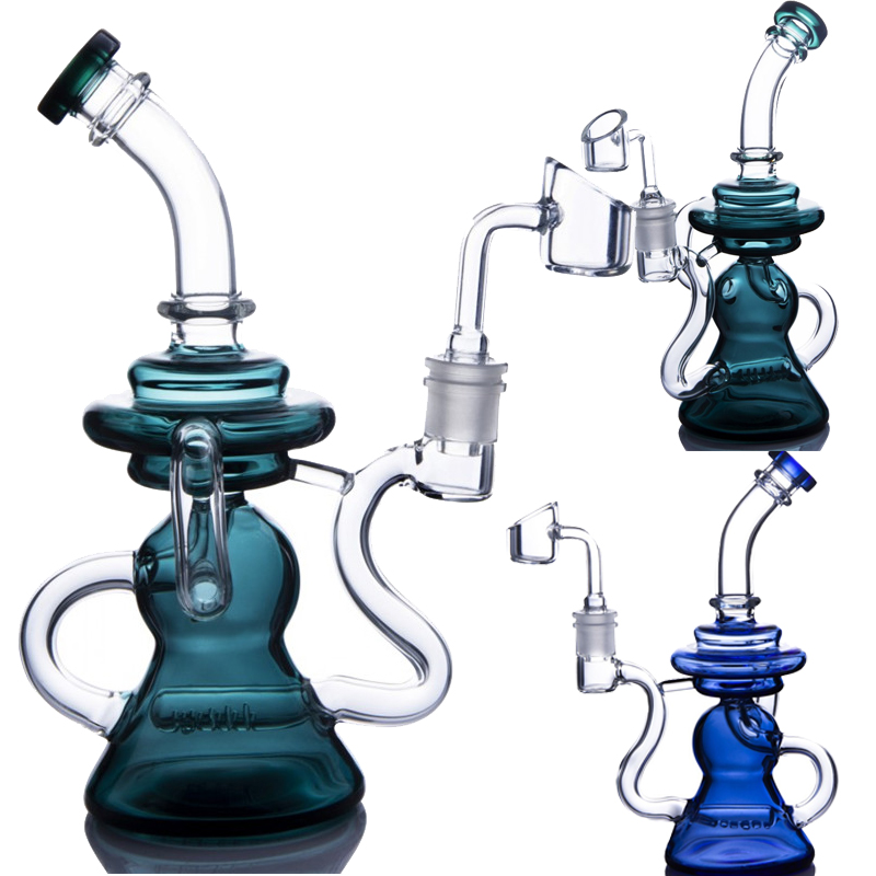 Recycler Beaker Glass Bong Hookah Vapor Water Pipe Inline Slitted Diffuser 14mm Banger Hookah Glass Bongs
Recycler Beaker Glass Bong Hookah Vapor Water Pipe Inline Slitted Diffuser 14mm Banger Hookah Glass Bongs