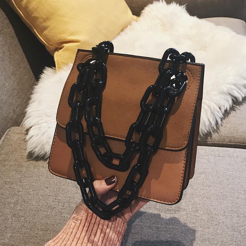 Small Bag Women's New Fashion Women's Retro Scrub Chain Messenger Bag Shoulder, Black
Small Bag Women's New Fashion Women's Retro Scrub Chain Messenger Bag Shoulder, Black