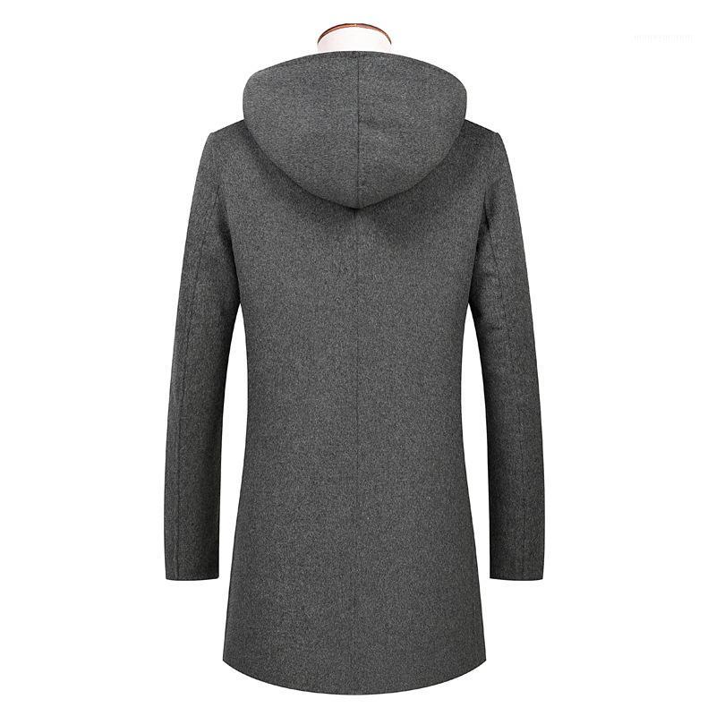 2020 Winter New Men's Double-faced Wool Coat Fashion Casual Hooded Overcoat Houndstooth Slim Fit Long Jacket Male Brand Clothes1, Dark gray
2020 Winter New Men's Double-faced Wool Coat Fashion Casual Hooded Overcoat Houndstooth Slim Fit Long Jacket Male Brand Clothes1, Dark gray