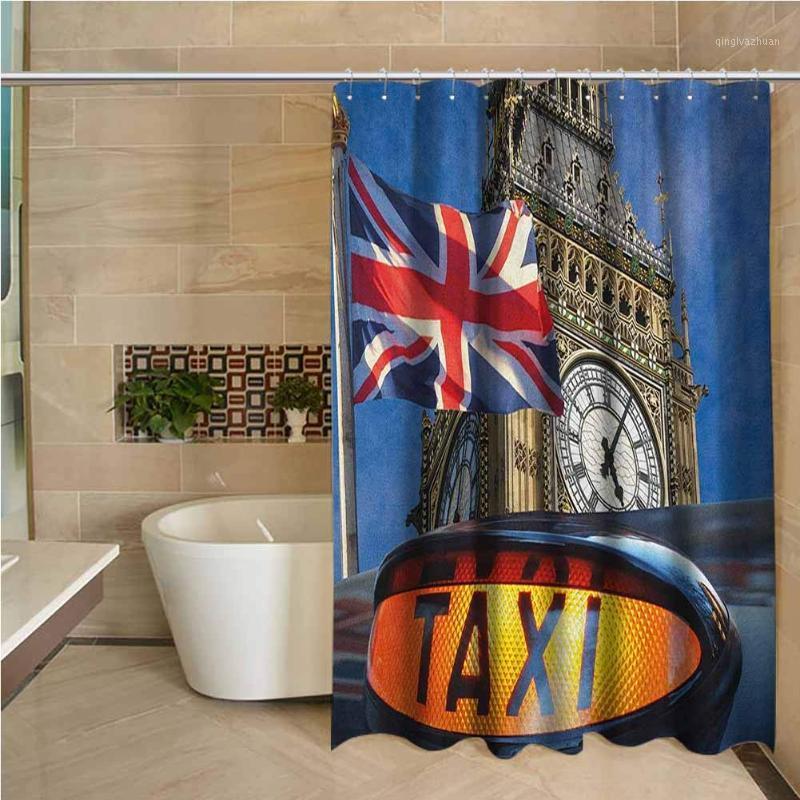 Union Jack Waterproof and colorful shower curtain Union Jack Flagon Pole and Big Ben Taxi Cab Urban Modern Country Symbols Image1
Union Jack Waterproof and colorful shower curtain Union Jack Flagon Pole and Big Ben Taxi Cab Urban Modern Country Symbols Image1