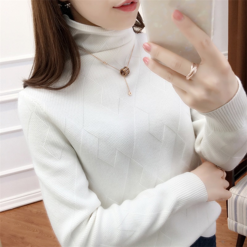 Autumn and winter cashmere ladies sweater woman sweaters Loose and versatile ladies sweater Pullover Turtleneck 201222