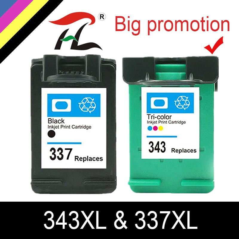 YLC 343 337 Remanufactured Ink Cartridge Replacement for 337 343 for Photosmart 2575 8050 C4180 D5160 Deskjet 6940 D4160
YLC 343 337 Remanufactured Ink Cartridge Replacement for 337 343 for Photosmart 2575 8050 C4180 D5160 Deskjet 6940 D4160