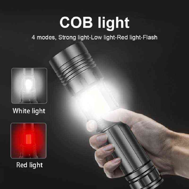 Super 120 Most Powerful Led Flashlight 90 High Power Torch light Rechargeable Tactical flashlight 18650 Usb Camping Lamp 220