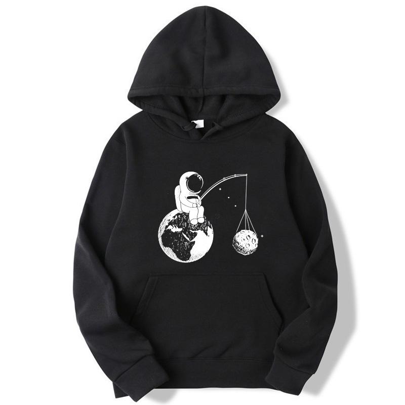 Men' Hoodies & Sweatshirts Fashion Brand Astronaut Funny Design Printing Blended Cotton Spring Autumn Male Casual Hip Hop Hoodie, Black
Men' Hoodies & Sweatshirts Fashion Brand Astronaut Funny Design Printing Blended Cotton Spring Autumn Male Casual Hip Hop Hoodie, Black