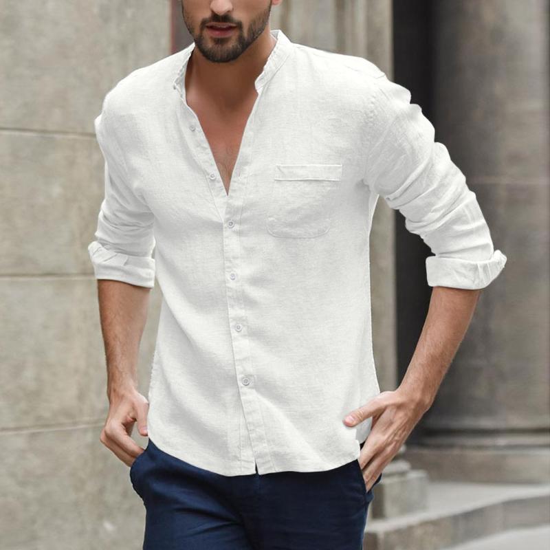 Men's Shirts Summer Casual Baggy Cotton Linen Solid Shirts Male Long Sleeve Button Pocket Mens Tops Chemise Homme 2020, Black
Men's Shirts Summer Casual Baggy Cotton Linen Solid Shirts Male Long Sleeve Button Pocket Mens Tops Chemise Homme 2020, Black