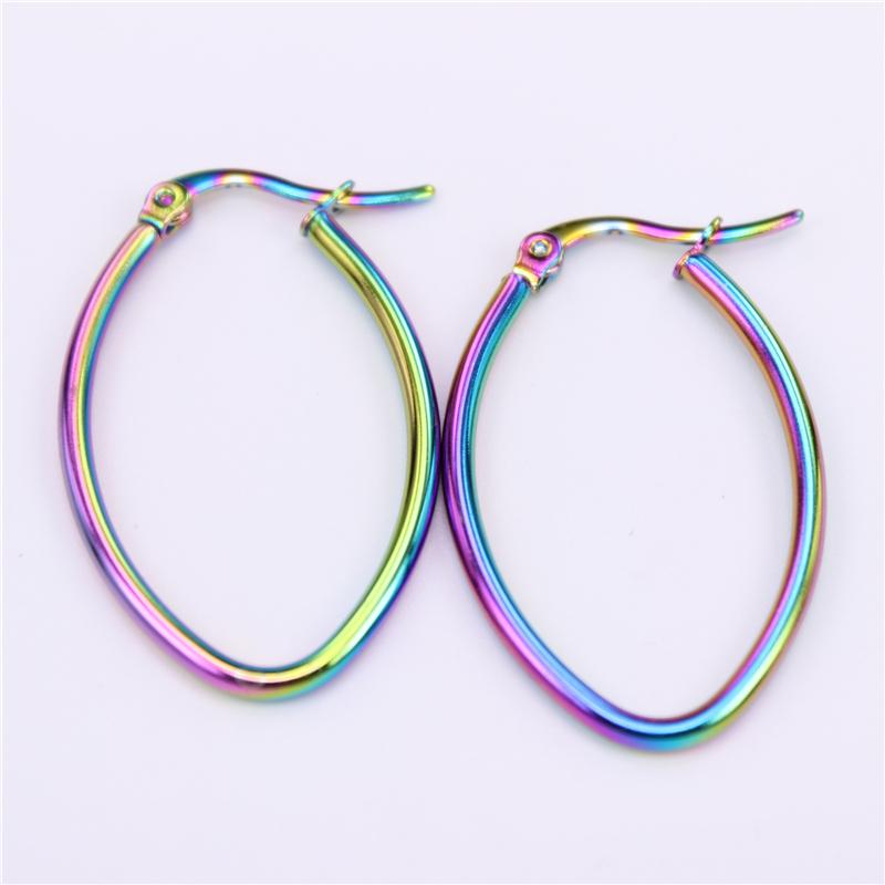 Oval Color coil earrings 4 sizes to choose Women's fashion wear Casual match Lady student style LH866
Oval Color coil earrings 4 sizes to choose Women's fashion wear Casual match Lady student style LH866