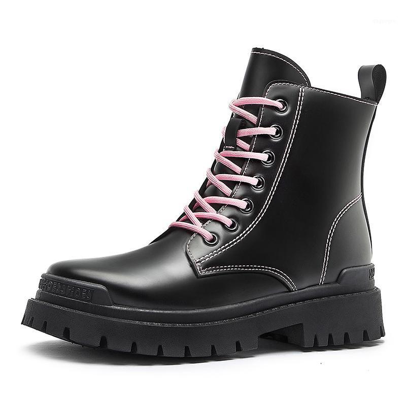 2021 Winter Motocyle Women Platform Boots Platform Leather Sock Ankle Lace Up Boots High Top Waterproof Black Boot Shoes1
2021 Winter Motocyle Women Platform Boots Platform Leather Sock Ankle Lace Up Boots High Top Waterproof Black Boot Shoes1