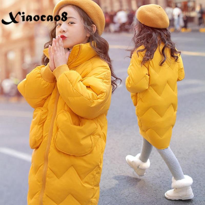 Kids Down Cotton Winter Parka Girls Long Solid Pockets Overcoat Toddler Teenage Girl Snowsuit Fashion Children Ouerwear Overcoat, Black
Kids Down Cotton Winter Parka Girls Long Solid Pockets Overcoat Toddler Teenage Girl Snowsuit Fashion Children Ouerwear Overcoat, Black