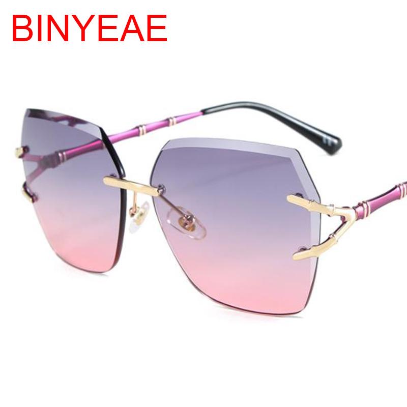 Sunglasses Bamboo Temples Design Rimless Square Women Men Gray Pink Fashion Shades Alloy Frameless Eyewear 258 
Sunglasses Bamboo Temples Design Rimless Square Women Men Gray Pink Fashion Shades Alloy Frameless Eyewear 258