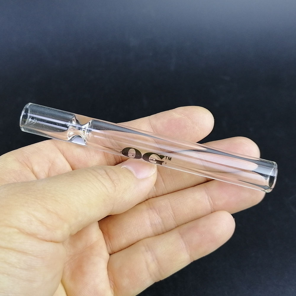 one-hitter smoking bat glass one hitter pipe small hand smoking pipes straight tube portanle Slender 1 Hitter Taster Smoking Dugout