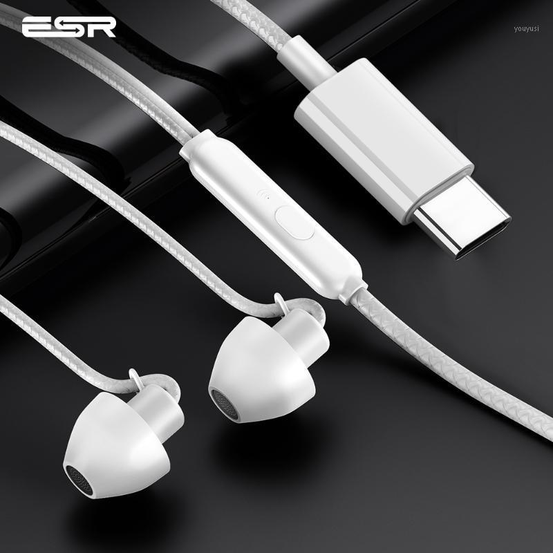 ESR Sleep Earphone Type-c Noise Cancelling Headphones HiFi Soft Silicone Headset In-Ear Stereo Earbuds Wired Earphone 3.5mm Jack1, Black
ESR Sleep Earphone Type-c Noise Cancelling Headphones HiFi Soft Silicone Headset In-Ear Stereo Earbuds Wired Earphone 3.5mm Jack1, Black