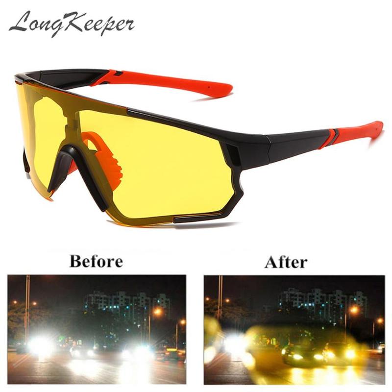 LongKeeper Anti Glare Night Vision Glasses Men Oversized Sport Sunglasses Classic Brand Designer Safety Driving Goggle UV400
LongKeeper Anti Glare Night Vision Glasses Men Oversized Sport Sunglasses Classic Brand Designer Safety Driving Goggle UV400