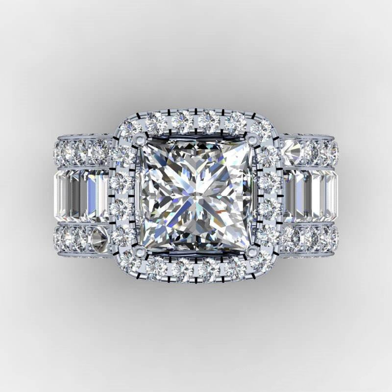 2021 New gorgeous Vintage Lovers Court ring 3ct Diamond 925 Sterling silver Engagement wedding band ring for women men Finger Jewelry Gift
2021 New gorgeous Vintage Lovers Court ring 3ct Diamond 925 Sterling silver Engagement wedding band ring for women men Finger Jewelry Gift