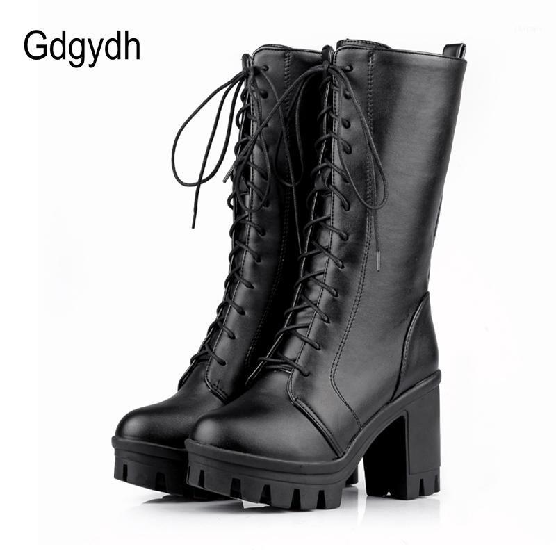 Gdgydh 2020 Hot Sale Spring Autumn Lacing Mid Calf Boots Women Fashion White Square Heels Woman Mortorcycle Boot Plus Size 34-431, White shoes
Gdgydh 2020 Hot Sale Spring Autumn Lacing Mid Calf Boots Women Fashion White Square Heels Woman Mortorcycle Boot Plus Size 34-431, White shoes