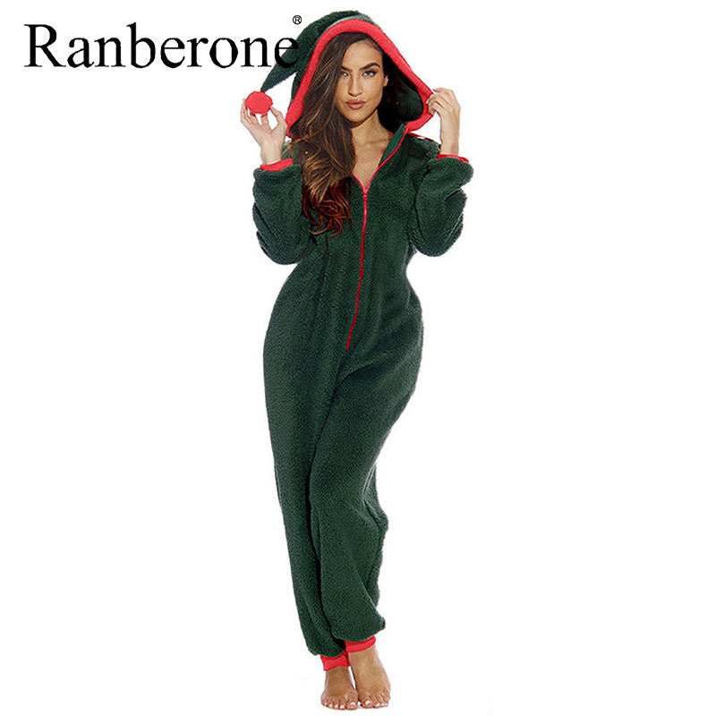 Ranberone Jumpsuit Women Winter Hooded Christmas Home Pajamas One Piece Adult Plus Size Women Clothing Tracksuit Wives Sexy, Red
Ranberone Jumpsuit Women Winter Hooded Christmas Home Pajamas One Piece Adult Plus Size Women Clothing Tracksuit Wives Sexy, Red