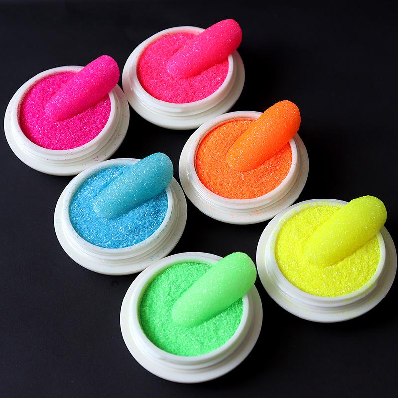 Nail Fluorescent color 6 Set of iridescent Neon glitters - ultra fine - chunky -Loose glitter nail Ultra-fine Bright Glitter
Nail Fluorescent color 6 Set of iridescent Neon glitters - ultra fine - chunky -Loose glitter nail Ultra-fine Bright Glitter