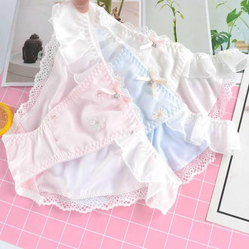 Japanese Loli Thong Underwear Women Panties Transparent Lace Sexy Lingerie Cute Embroidery Thongs Brief Fairy Kawaii Panti Girl1, White
Japanese Loli Thong Underwear Women Panties Transparent Lace Sexy Lingerie Cute Embroidery Thongs Brief Fairy Kawaii Panti Girl1, White