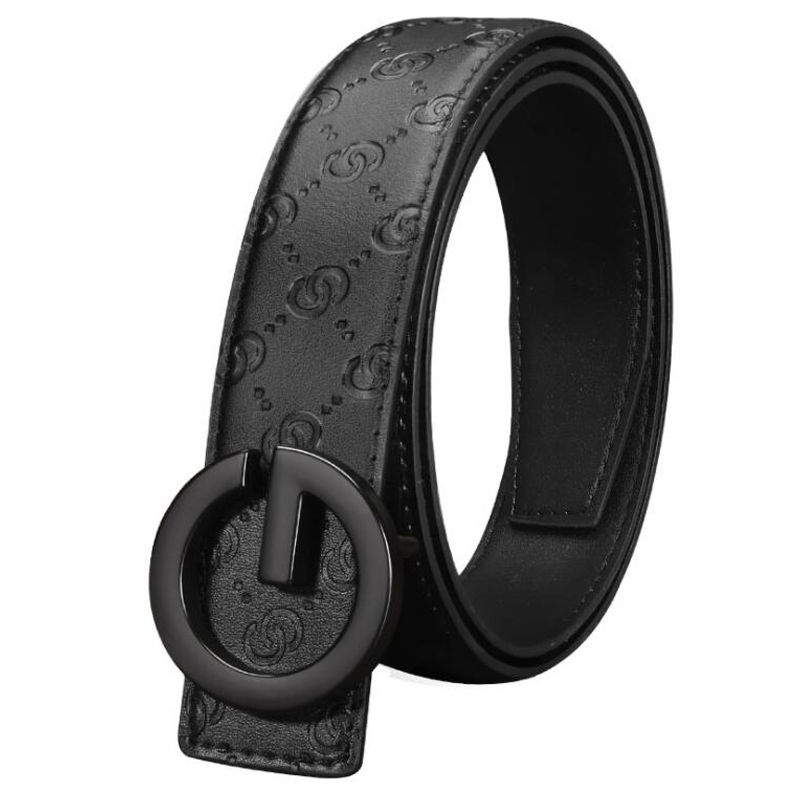Western Print Leather Black Men Belt Fashion Jeans Causal Pants Unisex belt J1223, Black;brown