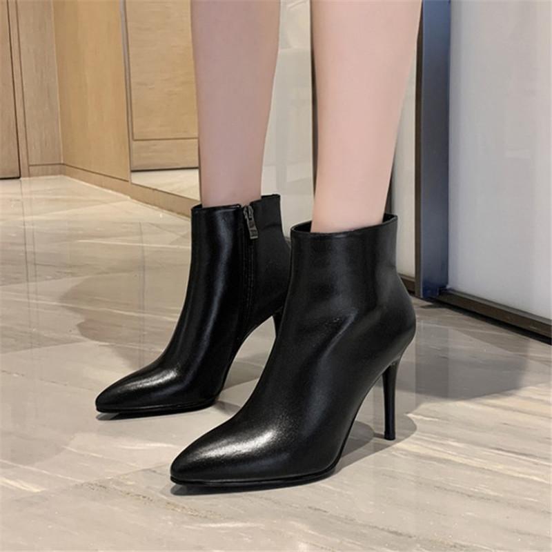 PXELENA Plus Size 34-43 Sexy Stiletto High Heels Ankle Boots Lady Genuine Leather Evening Party Dress Shoes Women Autumn Winter, Beige autumn
PXELENA Plus Size 34-43 Sexy Stiletto High Heels Ankle Boots Lady Genuine Leather Evening Party Dress Shoes Women Autumn Winter, Beige autumn