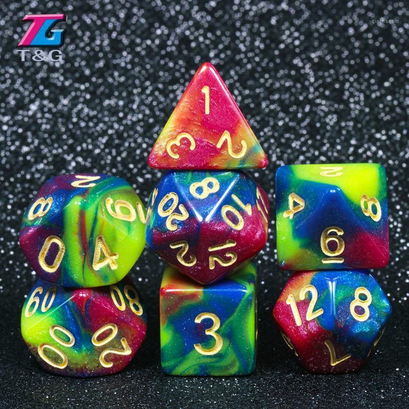 COOL Colourful Imitation Liquid Oil Painting Dice Set TRPG Games for DnD Opaque D4-D20 Multi Sides BoardGame1
COOL Colourful Imitation Liquid Oil Painting Dice Set TRPG Games for DnD Opaque D4-D20 Multi Sides BoardGame1