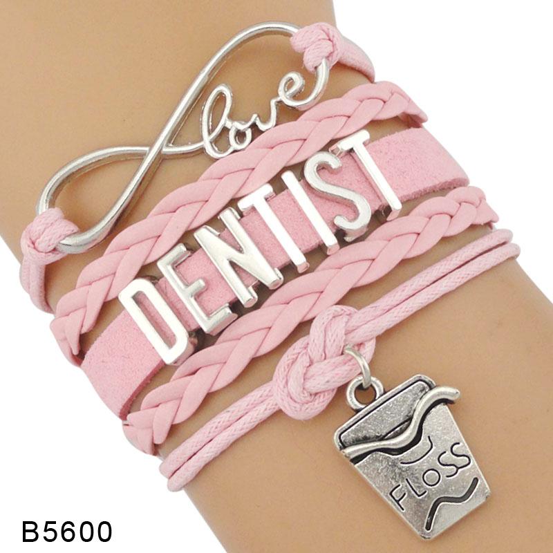 Infinity Love Dentist Dental Hygienist Hygiene Assistant Tooth Charm Multilayer Wrap Leather Bracelets for Women
Infinity Love Dentist Dental Hygienist Hygiene Assistant Tooth Charm Multilayer Wrap Leather Bracelets for Women
