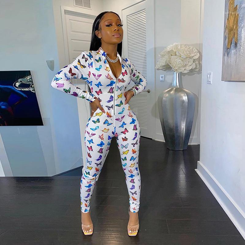 2020 women Butterfly printed Jumpsuits Sexy Ladies long sleeve fitness jumpsuit slim fit zipper Jumpsuits romper overalls1, As pic
2020 women Butterfly printed Jumpsuits Sexy Ladies long sleeve fitness jumpsuit slim fit zipper Jumpsuits romper overalls1, As pic