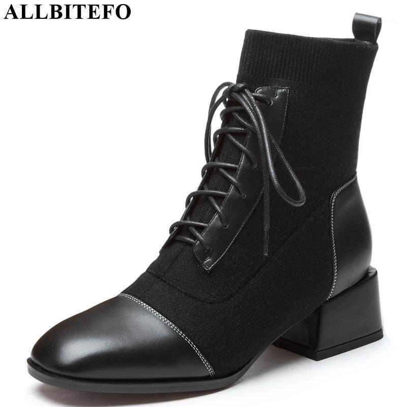 ALLBITEFO natural genuine leather+Knitting wool women boots comfortable Korean Edition fashion girls ankle boots Autumn Winter1, As picture
ALLBITEFO natural genuine leather+Knitting wool women boots comfortable Korean Edition fashion girls ankle boots Autumn Winter1, As picture