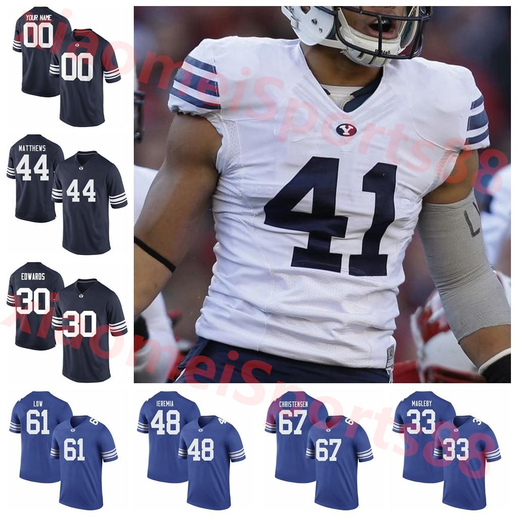 BYU Cougars Jerseys 9 Jim McMahon Jersey 32 Dennis Pitta Emmanuel Esukpa Dax Milne Baylor Romney College Football Jerseys Custom Stitched, As shown in illustration
BYU Cougars Jerseys 9 Jim McMahon Jersey 32 Dennis Pitta Emmanuel Esukpa Dax Milne Baylor Romney College Football Jerseys Custom Stitched, As shown in illustration