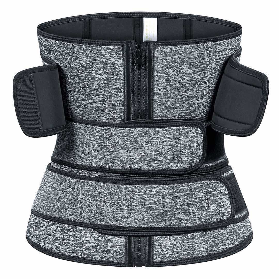 Newest Three Strape Belts Waist Trainer Sauna Sweat Bands Corset Trimmer Body Shapewear for Yoga Fitness Jogging Sports Girdle DHL Free
