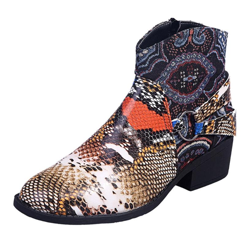 Sagace Boots Female Women Shoes Snake Pattern Botines Mujer 2020 Zipper Embroidery Short Booties Round Toe Shoes, Kh
Sagace Boots Female Women Shoes Snake Pattern Botines Mujer 2020 Zipper Embroidery Short Booties Round Toe Shoes, Kh
