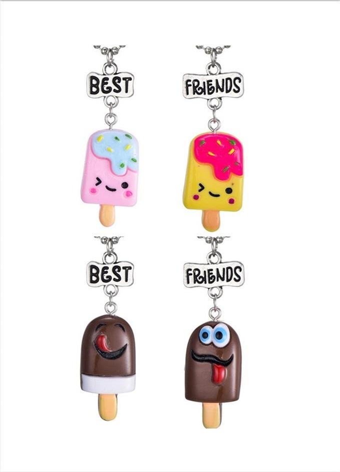 1set(2PCS) Imitation 3D cream Best Friends Necklace BFF Friendship Kids Necklace Drop Chain Children Jewelry Gift
1set(2PCS) Imitation 3D cream Best Friends Necklace BFF Friendship Kids Necklace Drop Chain Children Jewelry Gift