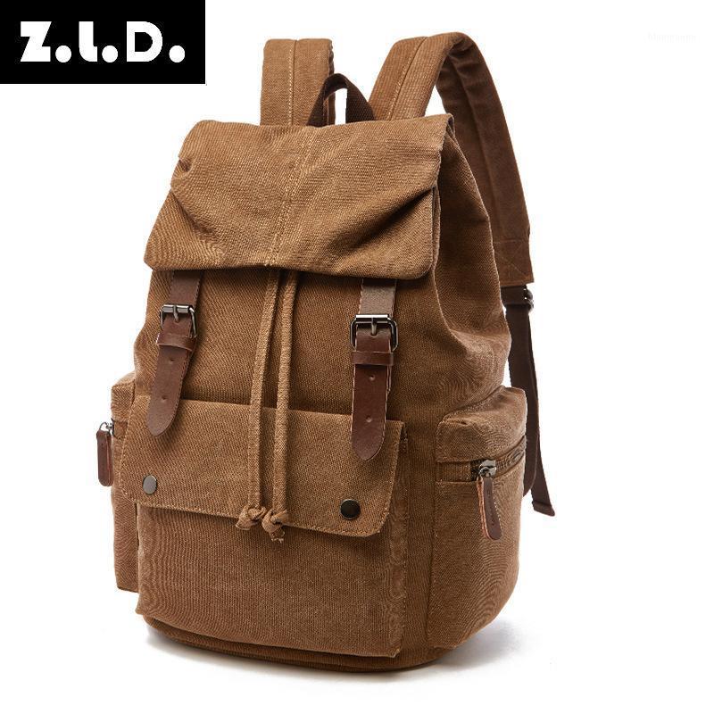 Z.L.D. Original brand designer backpack portable computer backpack large capacity hiking retro wearable canvas bag1, Photo color
Z.L.D. Original brand designer backpack portable computer backpack large capacity hiking retro wearable canvas bag1, Photo color