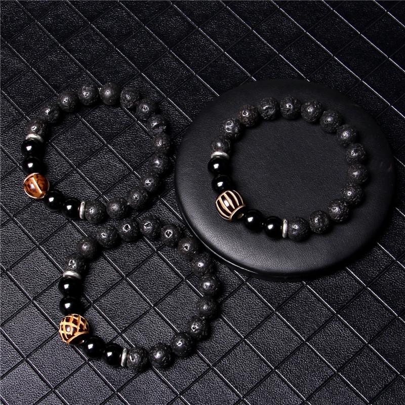 10mm Handmade Natural Volcanic Stone Beads Bracelet Men Chakra Lava Craftwork Carved Bodhi Root Lotus Bracelet Homme Jewelry
10mm Handmade Natural Volcanic Stone Beads Bracelet Men Chakra Lava Craftwork Carved Bodhi Root Lotus Bracelet Homme Jewelry