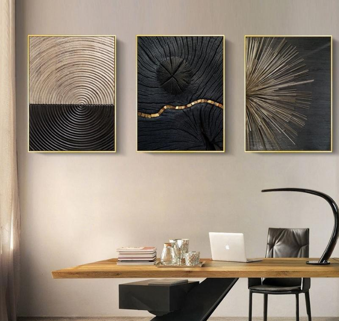 3 Panels Abstract Wood Rings Nordic Wall Art Canvas Painting Luxury Minimalist Art Poster Prints Wall Picture for Living Room Decor
3 Panels Abstract Wood Rings Nordic Wall Art Canvas Painting Luxury Minimalist Art Poster Prints Wall Picture for Living Room Decor