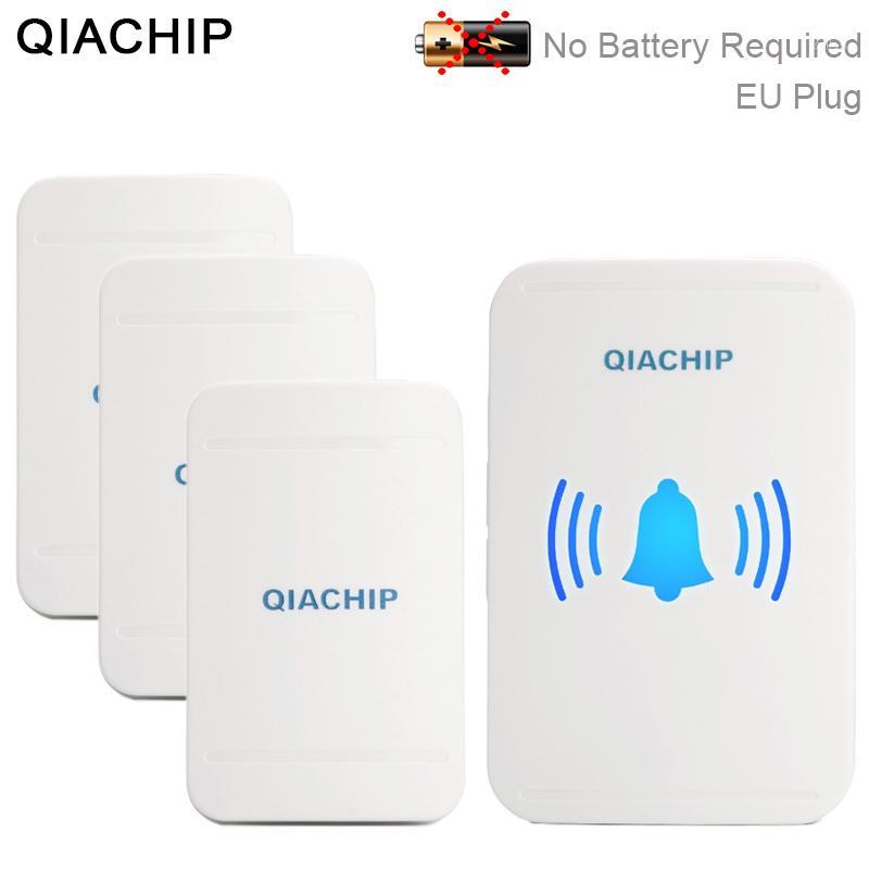 QIACHIP Home Welcome Self powered Doorbell Intelligent Wireless Doorbell Waterproof 150M Remote EU Plug Smart Door Bell Chime1
QIACHIP Home Welcome Self powered Doorbell Intelligent Wireless Doorbell Waterproof 150M Remote EU Plug Smart Door Bell Chime1