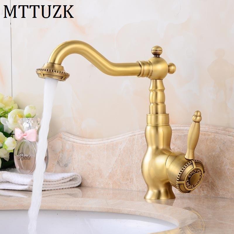 MTTUZK Free Shipping antique bronze basin faucet bathroom deck mounted faucet hot and cold mixer tap Height up
MTTUZK Free Shipping antique bronze basin faucet bathroom deck mounted faucet hot and cold mixer tap Height up