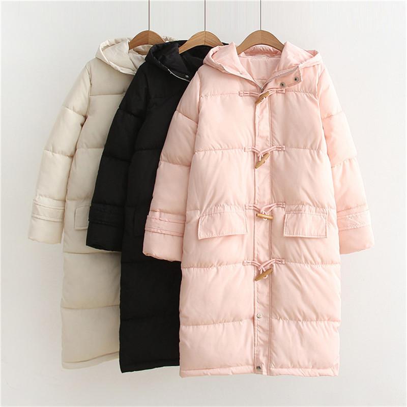 New Autumn Winter Long Parkas Women Horn Button Cotton Padded Jacket Warm Thick Hooded Coat Female Casual Loose Outwear RH1345, Beige
New Autumn Winter Long Parkas Women Horn Button Cotton Padded Jacket Warm Thick Hooded Coat Female Casual Loose Outwear RH1345, Beige