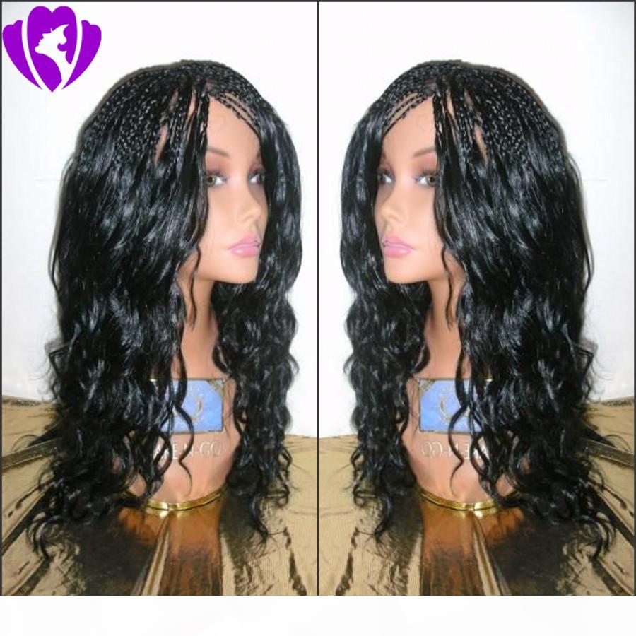 Free Shipping Synthetic Lace Front Wig 20inch Braided Box Braids Wig For Black Woman Curly End Baby Hair High Temperature Fiber, White
Free Shipping Synthetic Lace Front Wig 20inch Braided Box Braids Wig For Black Woman Curly End Baby Hair High Temperature Fiber, White