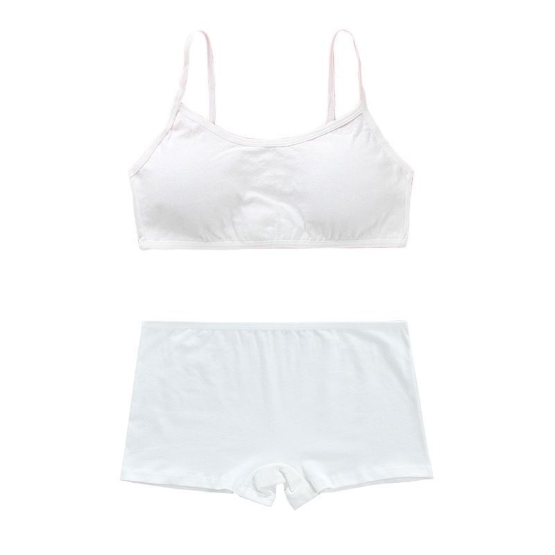 5Sets/lot Bra Set for Teens Training Bras Girls Underwear Set for Teenagers Puberty Girls Underwear 8-14years Y0126