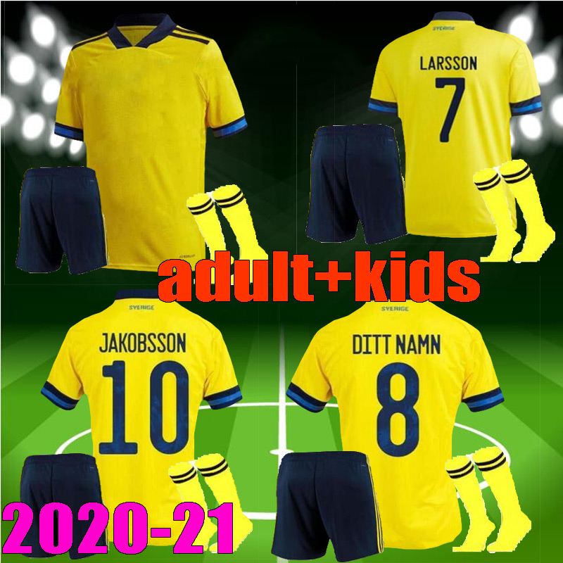 men kids 20 21 Sweden soccer jerseys kits 2020 sverige home FORSBERG maillot de foot LINDELOF Guidetti adult boys football Shirt uniforms, 2020 home kids kit
men kids 20 21 Sweden soccer jerseys kits 2020 sverige home FORSBERG maillot de foot LINDELOF Guidetti adult boys football Shirt uniforms, 2020 home kids kit