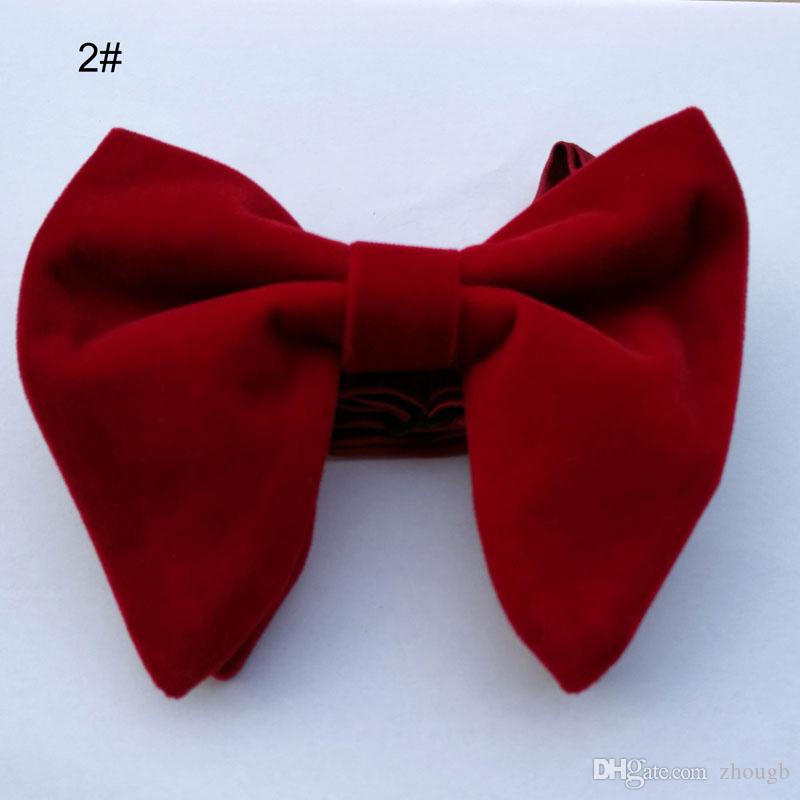 Groom Ties fashion black velvet bowties mens unique velvet bowtie bridegroom bow tie