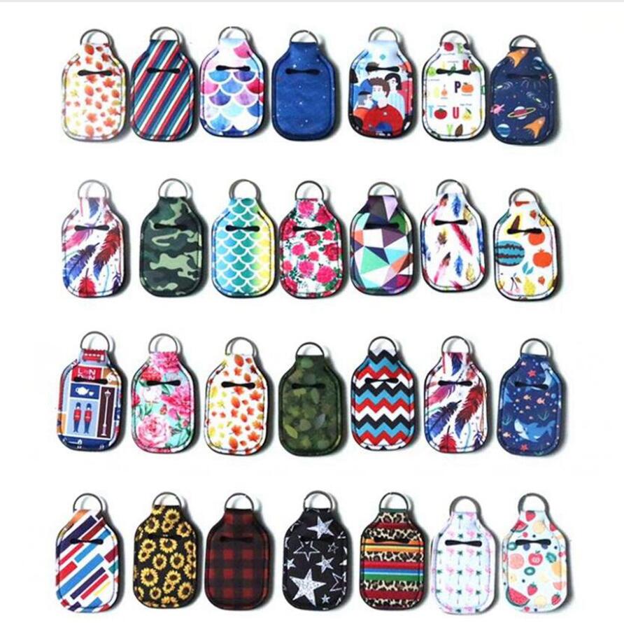 30ml Hand Sanitizer Holder Neoprene Keychain Mini Bottle Cover Key Ring Travelling Portable Case Printing Bag Party Favor Gift LJJP742
30ml Hand Sanitizer Holder Neoprene Keychain Mini Bottle Cover Key Ring Travelling Portable Case Printing Bag Party Favor Gift LJJP742