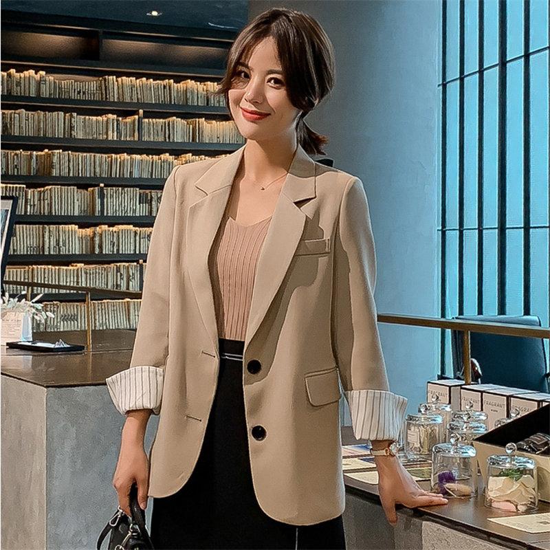 HziriP 2020 Office Lady Streetwear Vintage Loose Chic Simple All Match Fashion Brief Women Large Size Full Sleeves Blazer, Green
HziriP 2020 Office Lady Streetwear Vintage Loose Chic Simple All Match Fashion Brief Women Large Size Full Sleeves Blazer, Green