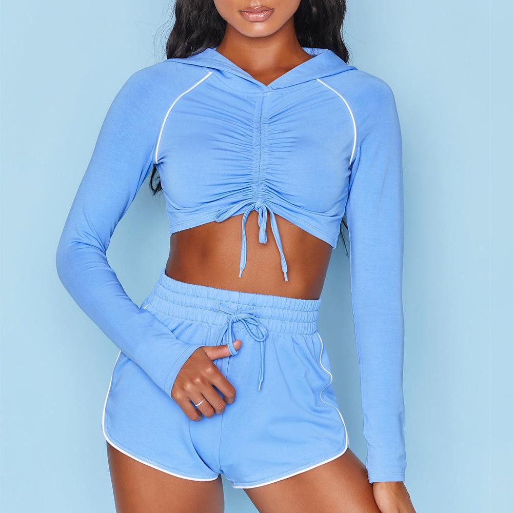 Womens Yoga Outfits Suits short pants Sportwear tops Tracksuit Fitness sports Two Piece Set outdoor Leggings Running wear dance coats hooded, Purple
Womens Yoga Outfits Suits short pants Sportwear tops Tracksuit Fitness sports Two Piece Set outdoor Leggings Running wear dance coats hooded, Purple