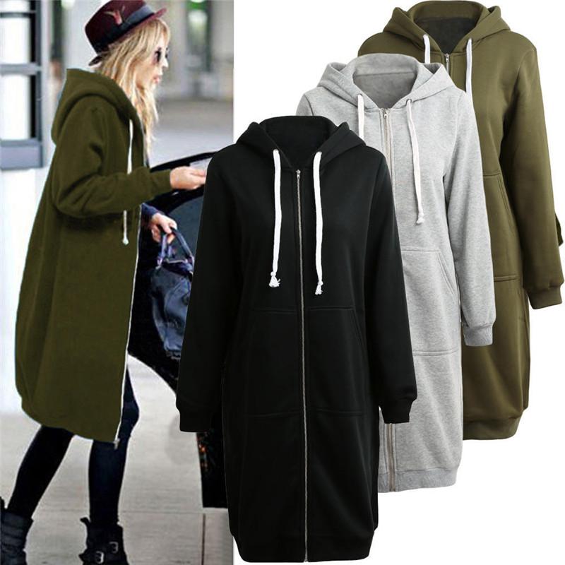 Women Long Hooded Sweatshirt Coat Autumn Winter Casual Loose Zip Up Hoodies Jacket Coat Female Plus Size Outerwear Pockets Tops, Blue
Women Long Hooded Sweatshirt Coat Autumn Winter Casual Loose Zip Up Hoodies Jacket Coat Female Plus Size Outerwear Pockets Tops, Blue