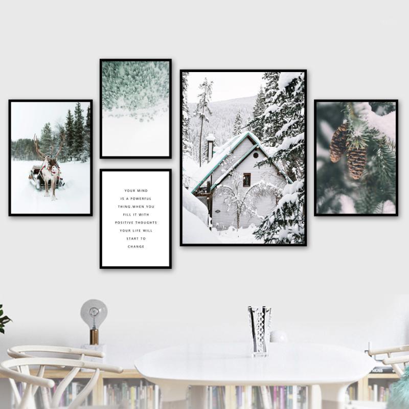 Deer Pine Forest Tree Snow Sence Winter Wall Art Canvas Painting Nordic Posters And Prints Wall Pictures For Living Room Decor1
Deer Pine Forest Tree Snow Sence Winter Wall Art Canvas Painting Nordic Posters And Prints Wall Pictures For Living Room Decor1