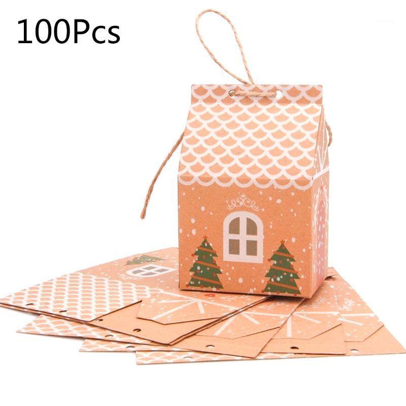 50/100pcs House Shape Christmas Candy Gift Bags With Ropes Xmas Tree Cookie Bags 72XF1
50/100pcs House Shape Christmas Candy Gift Bags With Ropes Xmas Tree Cookie Bags 72XF1
