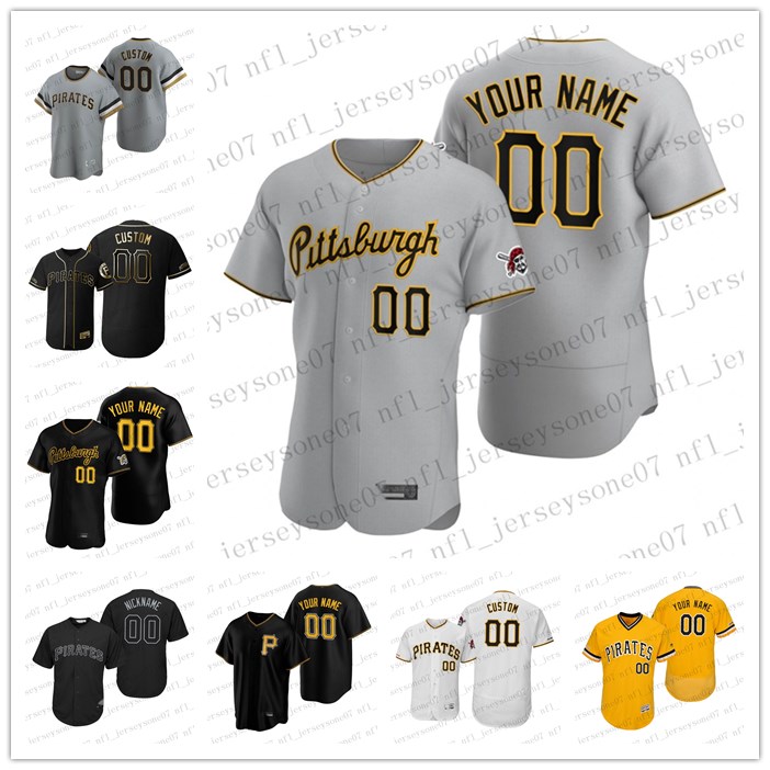 2020 Custom Men womens youth Pittsburgh Pirates Custom White black grey yellow Replica Home new Jersey
2020 Custom Men womens youth Pittsburgh Pirates Custom White black grey yellow Replica Home new Jersey