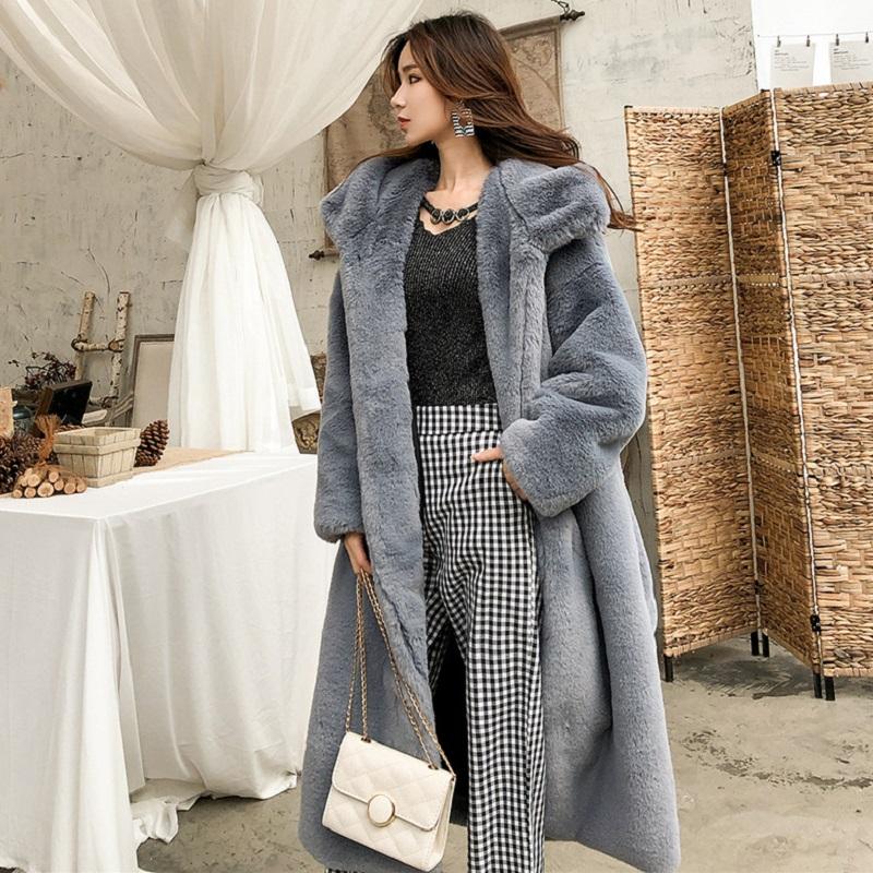Winter Warm Fluff Clothes Long Faux Fur Coat Women New Thick Plush Coat Female Long Hooded Loose Fluffy Fur Girls Outwear, Blue
Winter Warm Fluff Clothes Long Faux Fur Coat Women New Thick Plush Coat Female Long Hooded Loose Fluffy Fur Girls Outwear, Blue