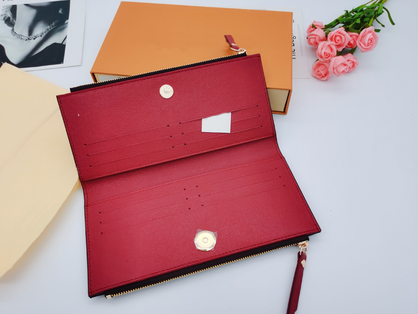 BRAZZA wallet designer genuine leather credit card holder high quality cover daily double zipper wallets cash purse, Red
BRAZZA wallet designer genuine leather credit card holder high quality cover daily double zipper wallets cash purse, Red